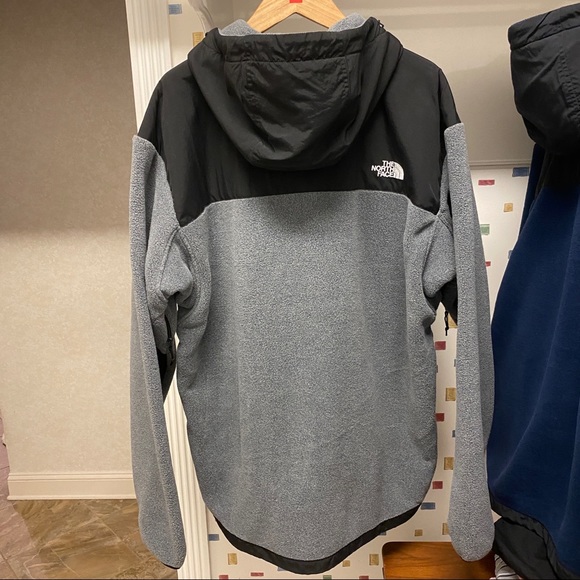 North Face Denali Hooded Jacket - Grey - XXL - Picture 3 of 5